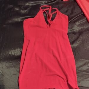 Bozzolo Red Halter Camisole
